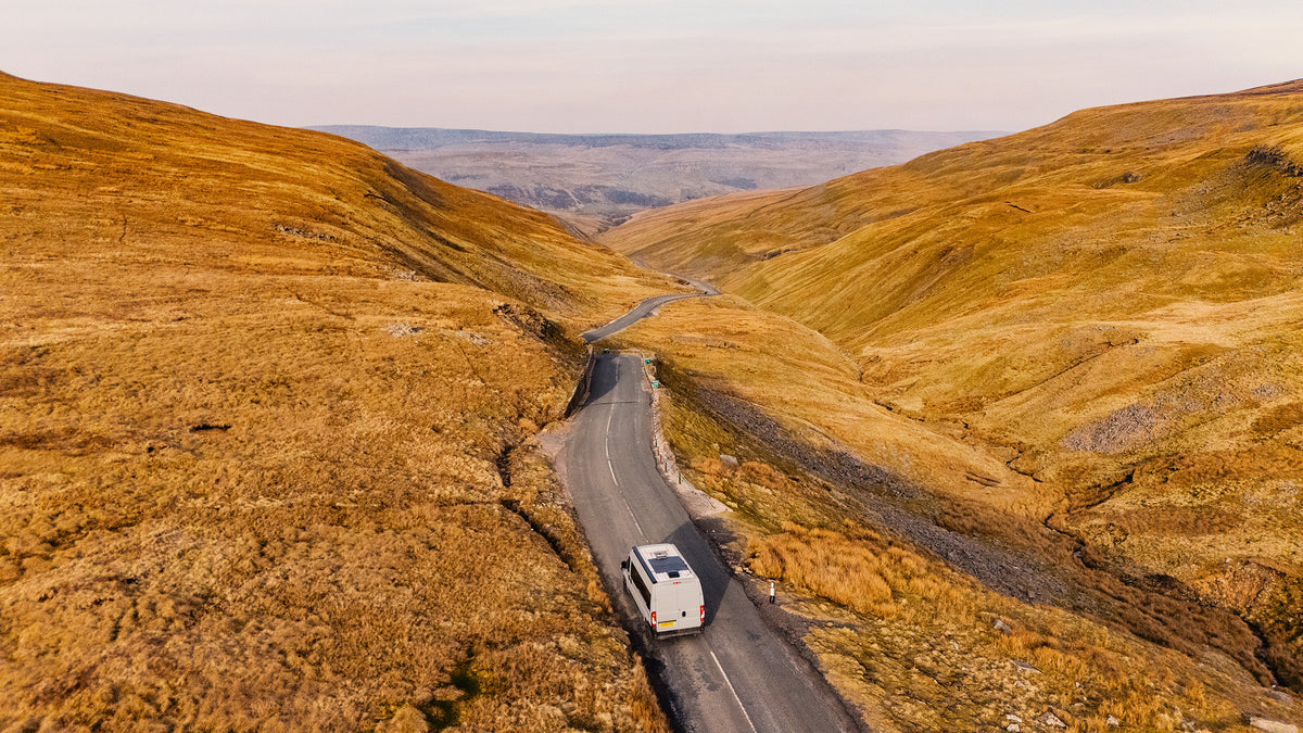 Our favourite motorhome and campervan stops in Yorkshire. Buttertubs Pass