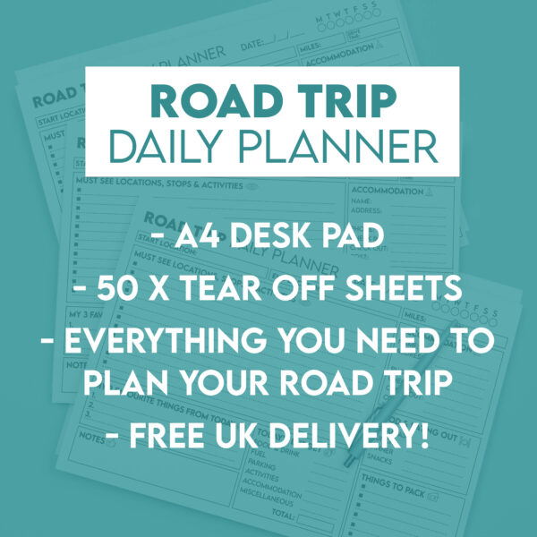 Road Trip Daily Planner A4 Pad