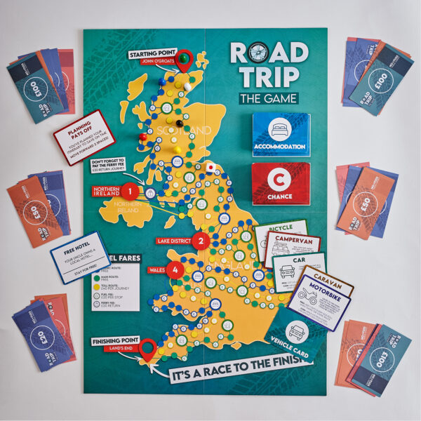 ROAD TRIP THE GAME BOARD GAME