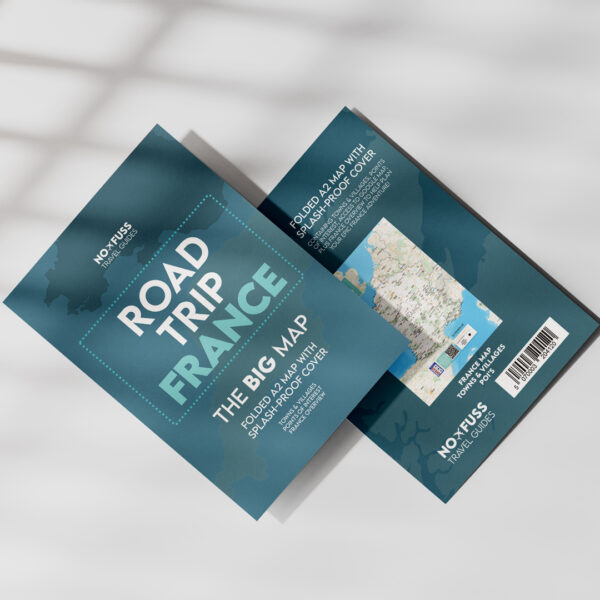 Road Trip France - The Big Map - A2 Foldable Splashproof Road Map