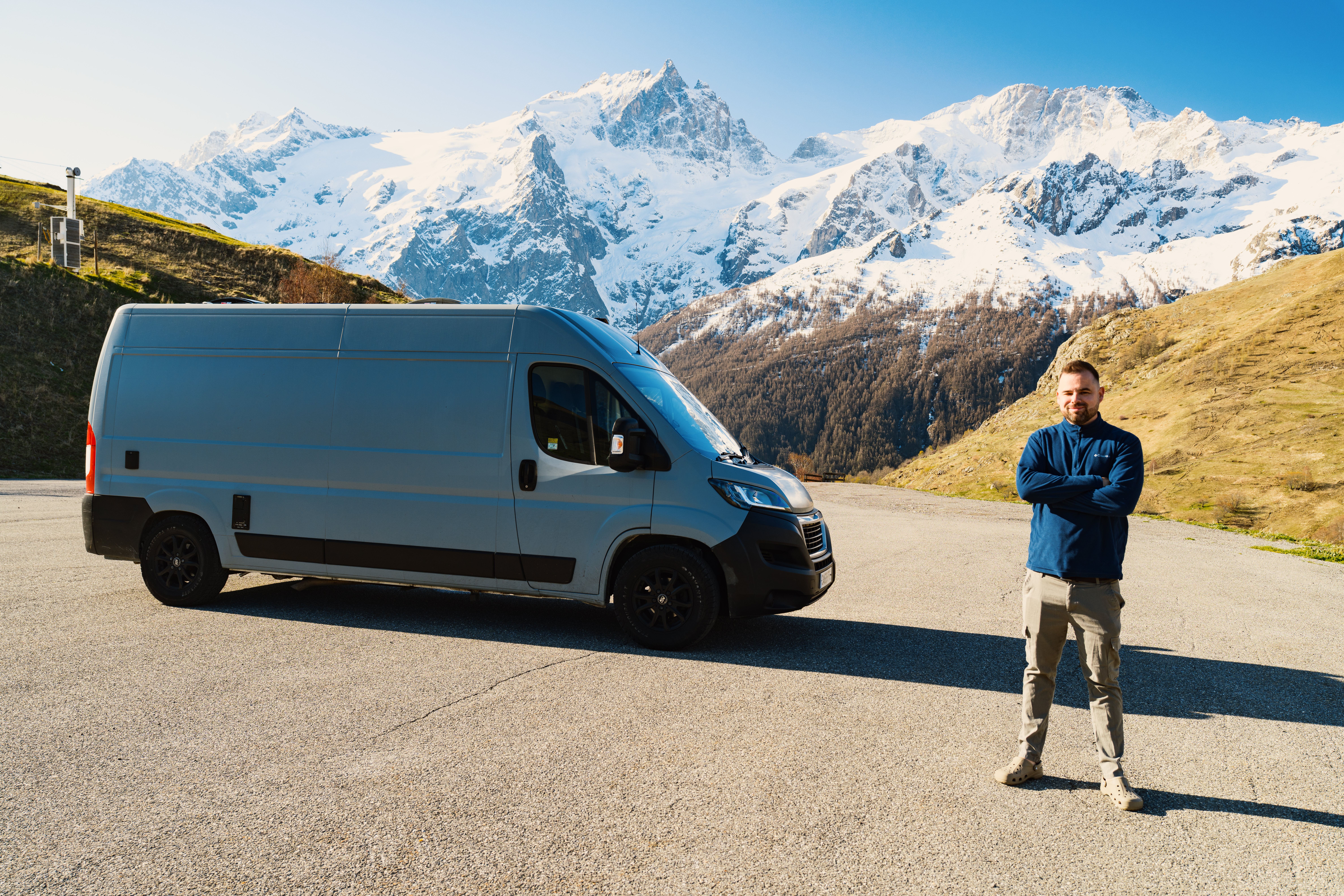 Is France motorhome friendly? Robbie Roams in The Alps near La Grave