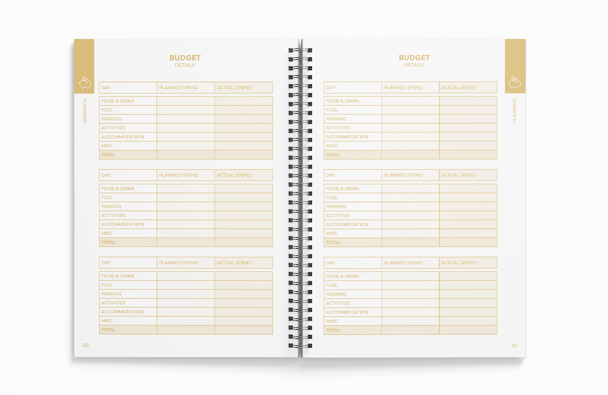 Road Trip Logbook Journal & Planner