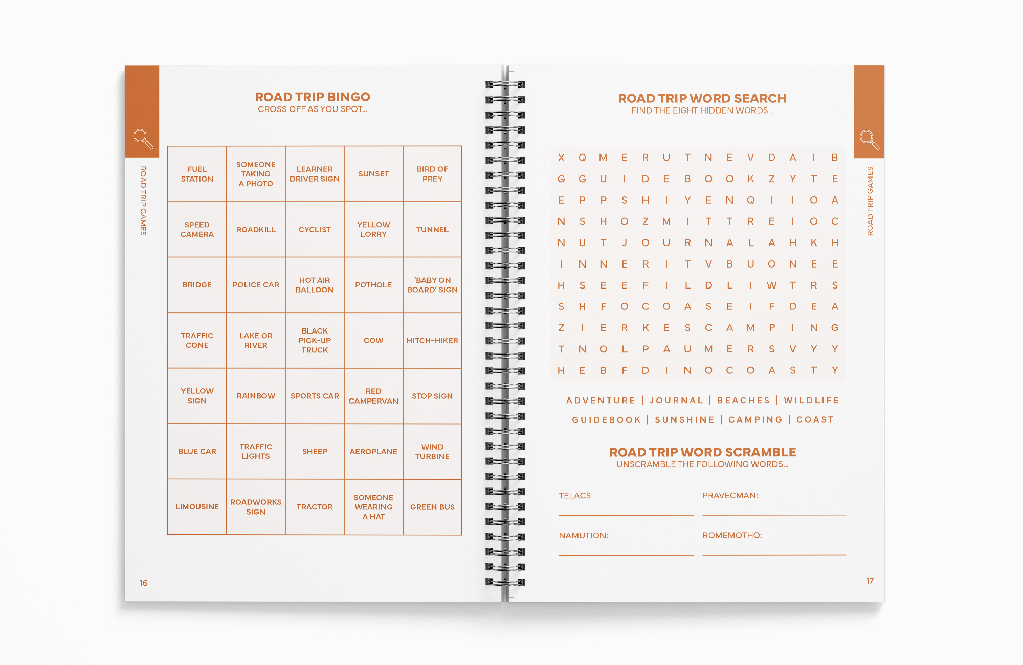 Road Trip Logbook Journal & Planner