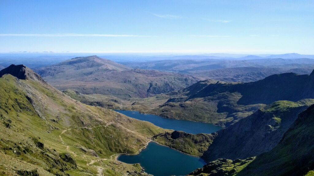 Snowdon in Wales: winter road trips