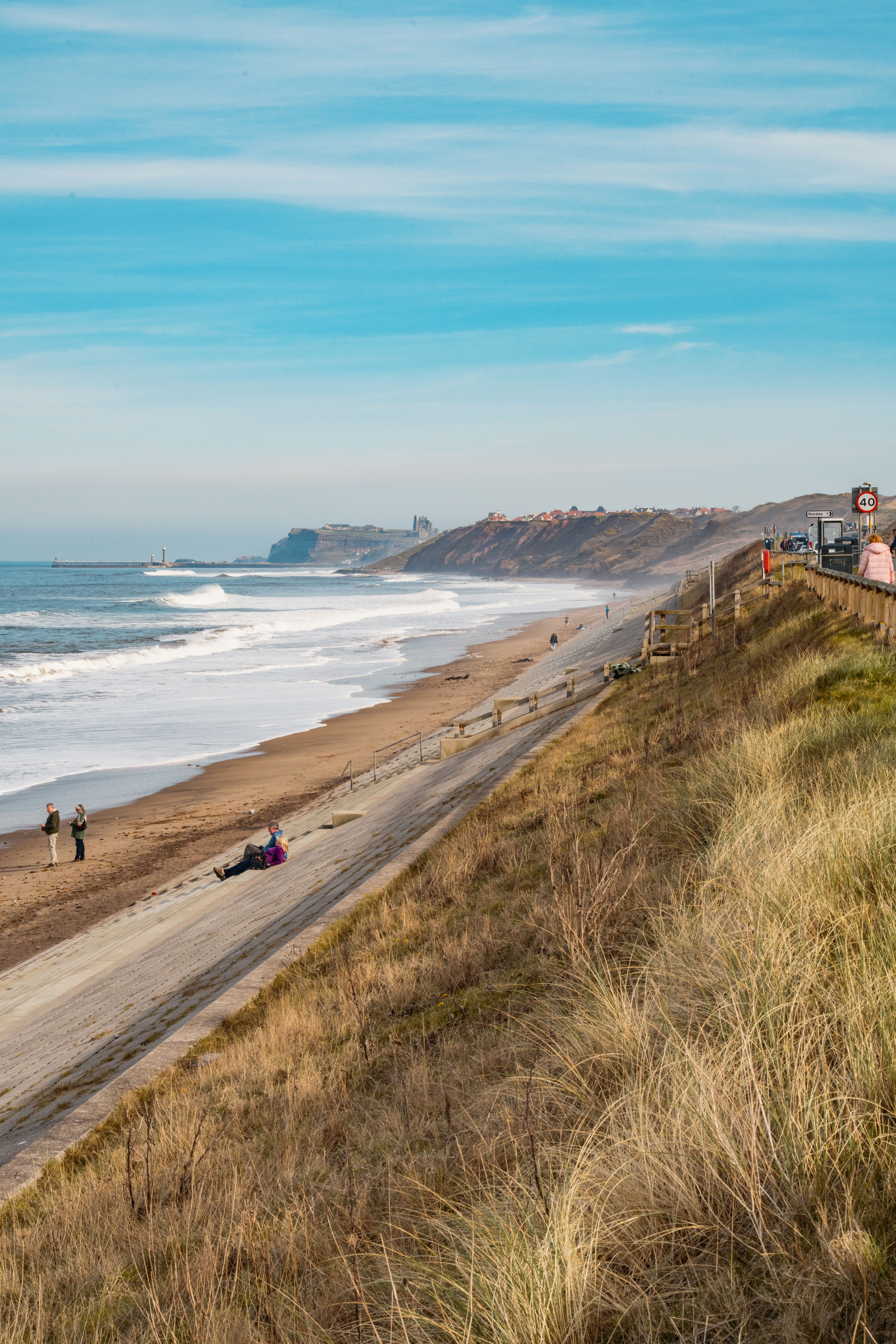 Our Favourite Motorhome and Campervan Stops in Yorkshire. Sandsend