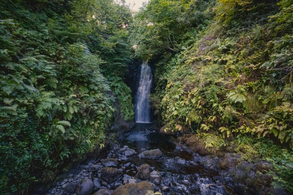 Northern Ireland: The Causeway Coastal Route. Cranny Falls