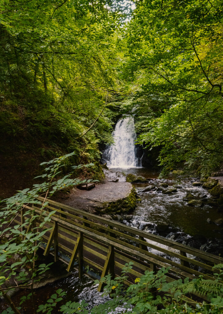 Northern Ireland: The Causeway Coastal Route. Glenoe Waterfall