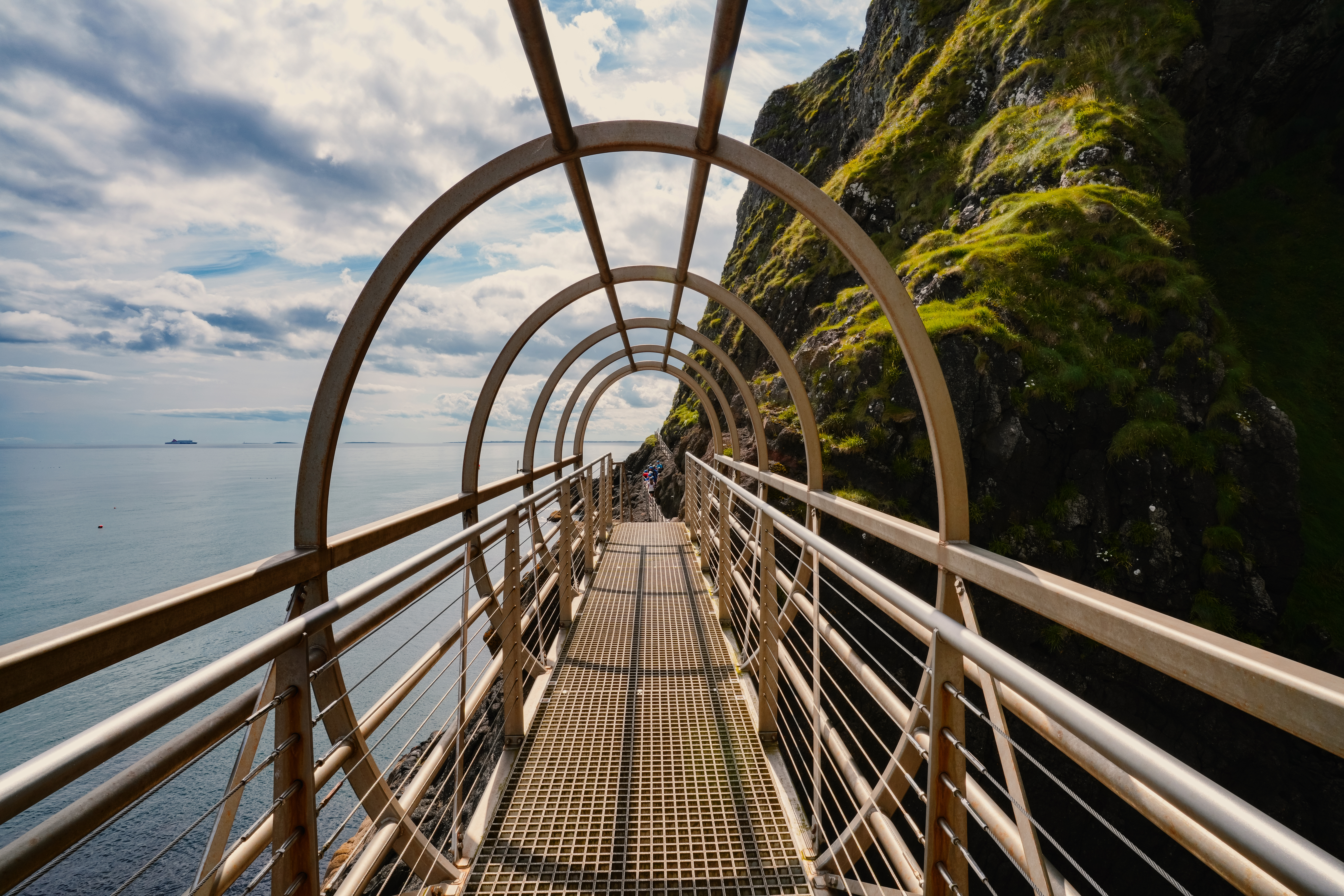 Northern Ireland: The Causeway Coastal Route. The Gobbins